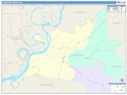 Claiborne <br /> Wall Map <br /> Color Cast Style 2025 Map