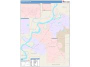 Coahoma <br /> Wall Map <br /> Color Cast Style 2025 Map