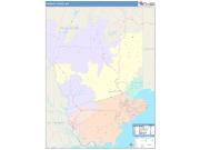 Hancock <br /> Wall Map <br /> Color Cast Style 2025 Map