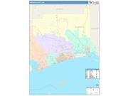 Harrison <br /> Wall Map <br /> Color Cast Style 2025 Map