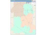 Lamar <br /> Wall Map <br /> Color Cast Style 2025 Map