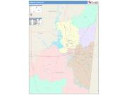 Lowndes <br /> Wall Map <br /> Color Cast Style 2025 Map