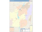 Monroe <br /> Wall Map <br /> Color Cast Style 2025 Map