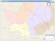 Simpson <br /> Wall Map <br /> Color Cast Style 2025 Map