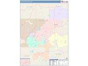 Tallahatchie <br /> Wall Map <br /> Color Cast Style 2025 Map