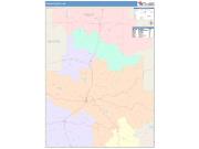 Tippah <br /> Wall Map <br /> Color Cast Style 2025 Map