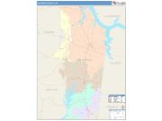 Tishomingo <br /> Wall Map <br /> Color Cast Style 2025 Map