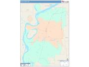 Tunica <br /> Wall Map <br /> Color Cast Style 2025 Map