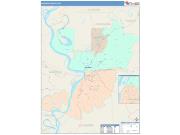 Warren <br /> Wall Map <br /> Color Cast Style 2025 Map