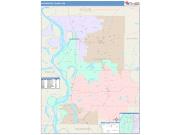 Washington <br /> Wall Map <br /> Color Cast Style 2025 Map