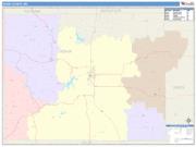 Adair <br /> Wall Map <br /> Color Cast Style 2025 Map