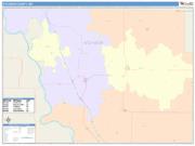 Atchison <br /> Wall Map <br /> Color Cast Style 2025 Map