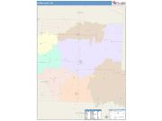 Bates <br /> Wall Map <br /> Color Cast Style 2025 Map