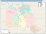 Camden <br /> Wall Map <br /> Color Cast Style 2025 Map