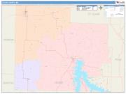 Cedar <br /> Wall Map <br /> Color Cast Style 2025 Map