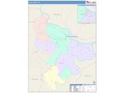 Cole <br /> Wall Map <br /> Color Cast Style 2025 Map