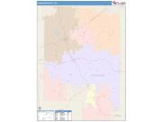 Crawford <br /> Wall Map <br /> Color Cast Style 2025 Map