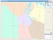 Dade <br /> Wall Map <br /> Color Cast Style 2025 Map