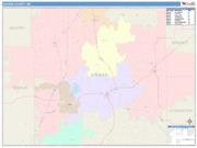 Daviess <br /> Wall Map <br /> Color Cast Style 2025 Map