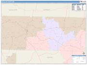 Douglas <br /> Wall Map <br /> Color Cast Style 2025 Map