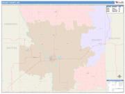 Grundy <br /> Wall Map <br /> Color Cast Style 2025 Map
