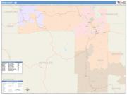 Iron <br /> Wall Map <br /> Color Cast Style 2025 Map