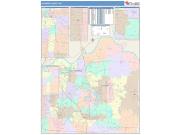 Jackson <br /> Wall Map <br /> Color Cast Style 2025 Map