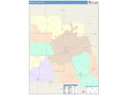 Lawrence <br /> Wall Map <br /> Color Cast Style 2025 Map