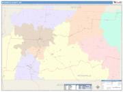 McDonald <br /> Wall Map <br /> Color Cast Style 2025 Map