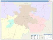 Maries <br /> Wall Map <br /> Color Cast Style 2025 Map