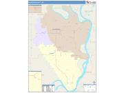 Mississippi <br /> Wall Map <br /> Color Cast Style 2025 Map