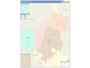 Moniteau <br /> Wall Map <br /> Color Cast Style 2025 Map
