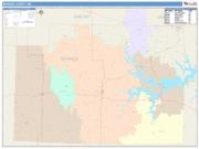 Monroe <br /> Wall Map <br /> Color Cast Style 2025 Map
