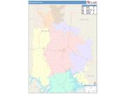 Morgan <br /> Wall Map <br /> Color Cast Style 2025 Map