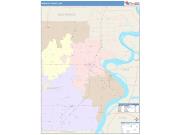 Pemiscot <br /> Wall Map <br /> Color Cast Style 2025 Map