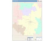 Pettis <br /> Wall Map <br /> Color Cast Style 2025 Map