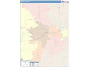 Pulaski <br /> Wall Map <br /> Color Cast Style 2025 Map