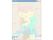 Stone <br /> Wall Map <br /> Color Cast Style 2025 Map