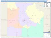 Vernon <br /> Wall Map <br /> Color Cast Style 2025 Map