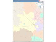 Washington <br /> Wall Map <br /> Color Cast Style 2025 Map