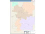 Webster <br /> Wall Map <br /> Color Cast Style 2025 Map