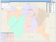 Cascade <br /> Wall Map <br /> Color Cast Style 2025 Map