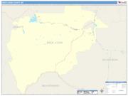 Deer Lodge <br /> Wall Map <br /> Color Cast Style 2025 Map