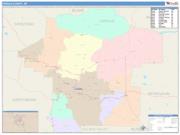 Fergus <br /> Wall Map <br /> Color Cast Style 2025 Map