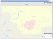 Glacier <br /> Wall Map <br /> Color Cast Style 2025 Map