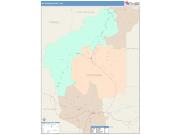 Jefferson <br /> Wall Map <br /> Color Cast Style 2025 Map