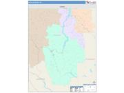 Lincoln <br /> Wall Map <br /> Color Cast Style 2025 Map