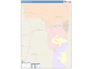 Rosebud <br /> Wall Map <br /> Color Cast Style 2025 Map