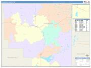 Sheridan <br /> Wall Map <br /> Color Cast Style 2025 Map