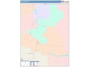 Toole <br /> Wall Map <br /> Color Cast Style 2025 Map